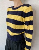 Yellow & Black Cable Knit #250107